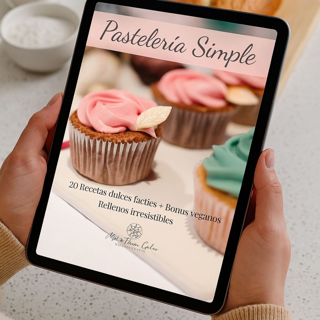 Pastelería Simple: 20 Recetas Dulces + Bonus Veganos y Rellenos Irresistibles (Ebook Digital)