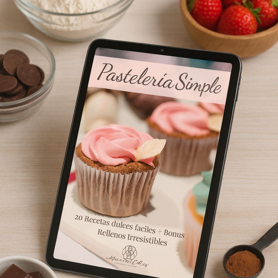 Pastelería Simple: 20 Recetas Dulces + Bonus Veganos y Rellenos Irresistibles (Ebook Digital)